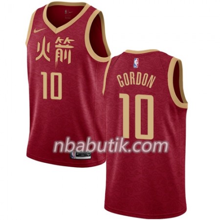 NBA Mænd Trøje Houston Rockets Eric Gordon 10 2018-19 Nike City Edition Rød Swingman